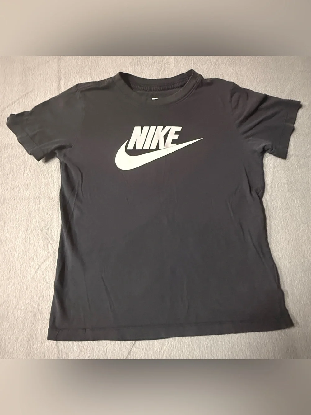 Nike Black T-Shirt with White Logo